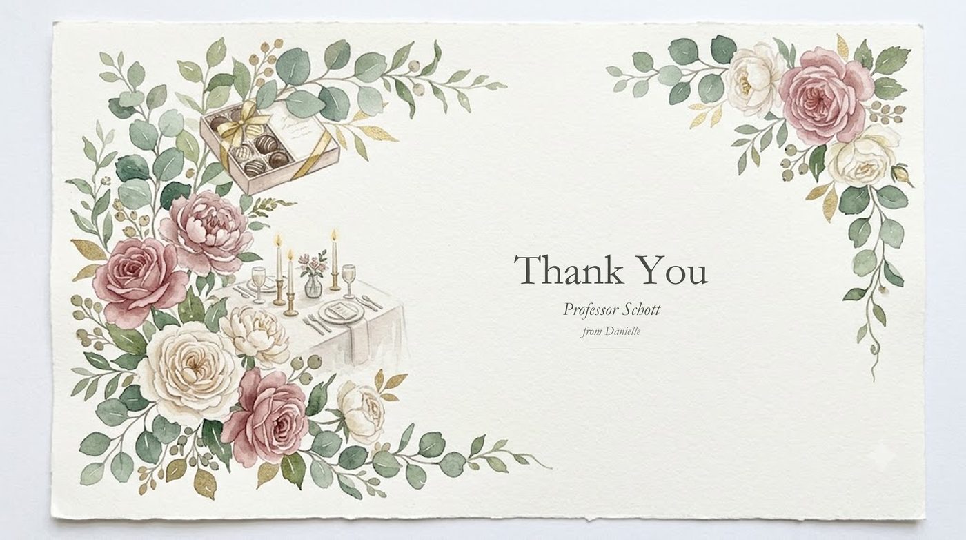 Thank you card